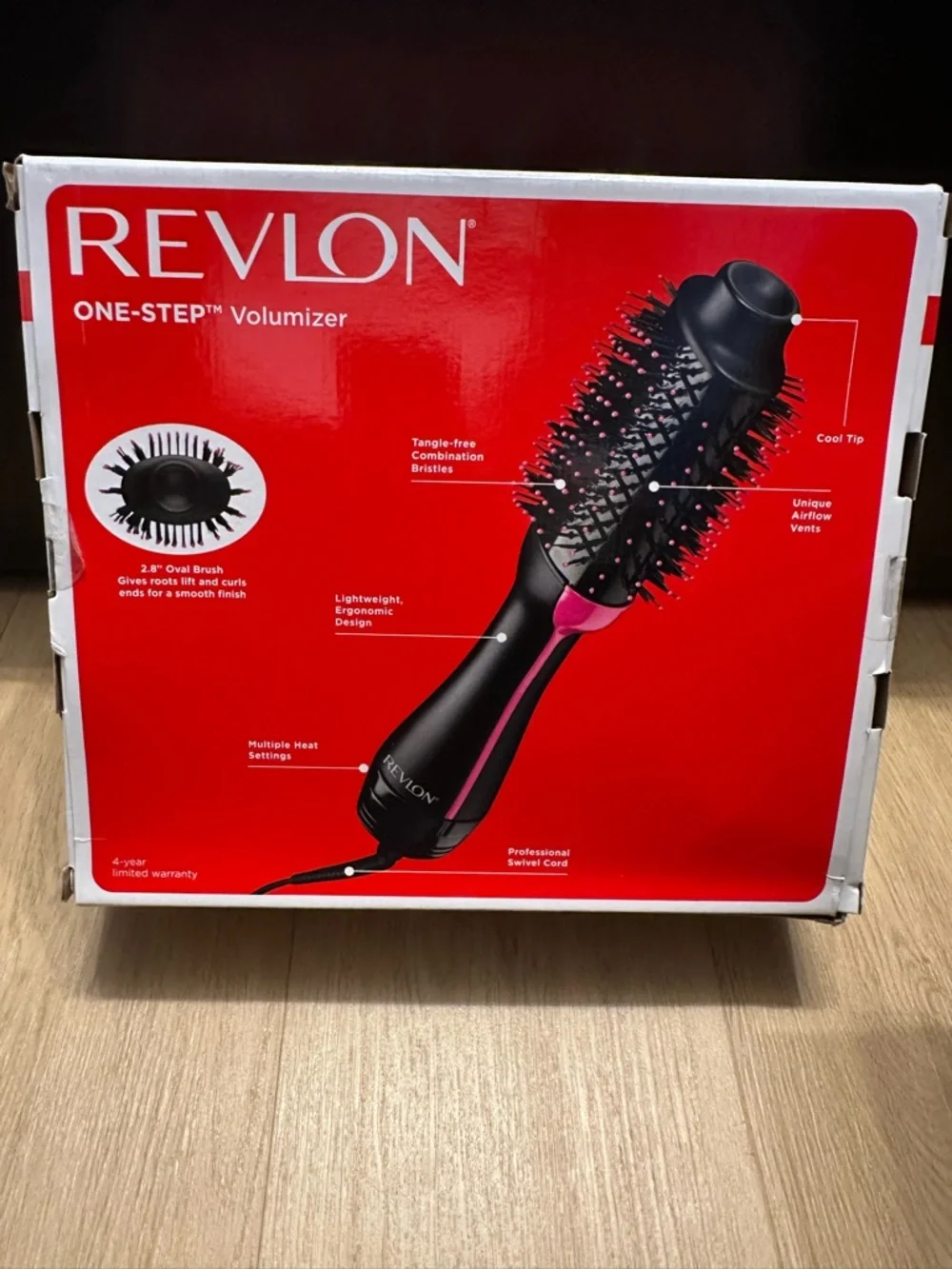Revlon One-Step Volumizer Brush Dryer - Black and Pink Accents - Picture 2 of 2